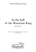 IN THE HALL OF MOUNTAIN KING (E. Grieg) per ensemble didattico di legni e percussioni 